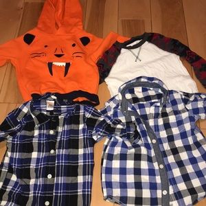 Lot of 4 Gymboree tops.
